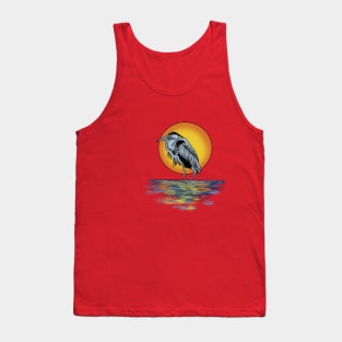 Heron Sunset Tank Top